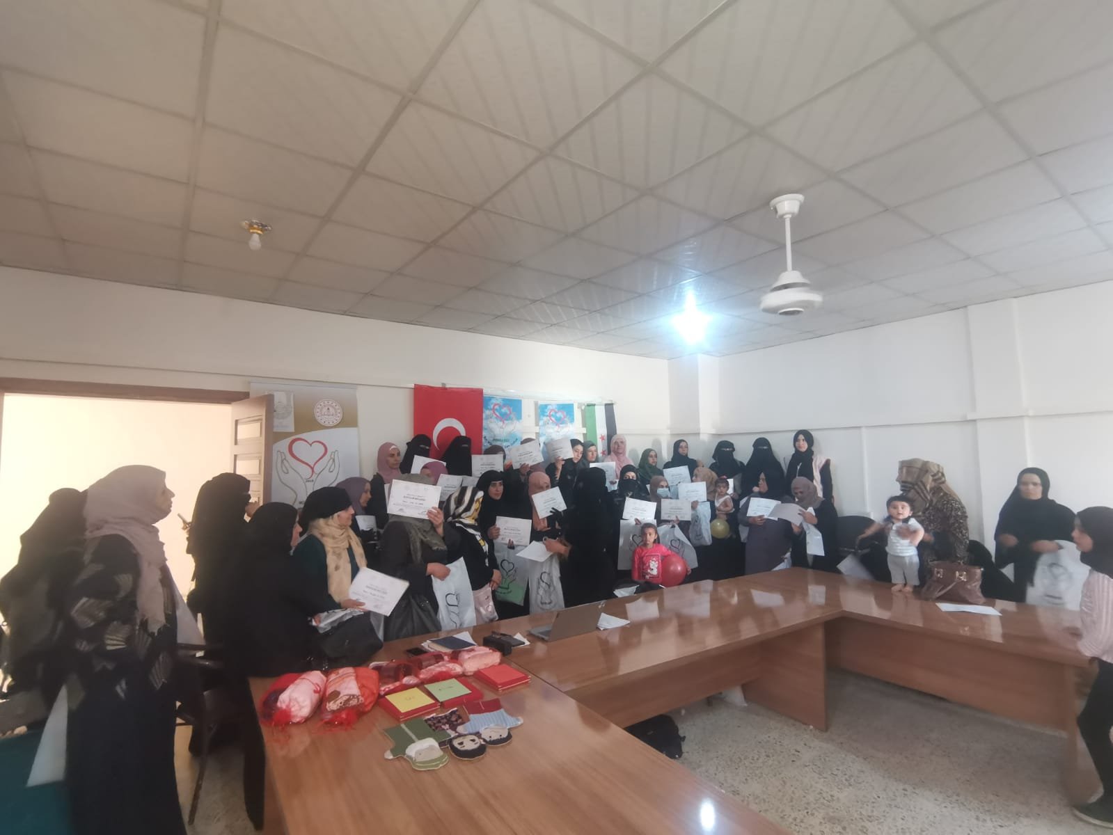 Suriye/Telabyad da hizmet içi eğitimi tamamladık.