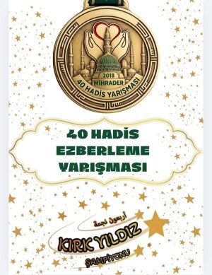 “40 HADİS EZBERLEME YARIŞMASI” PROGRAMINI GERÇEKLEŞTİRDİK